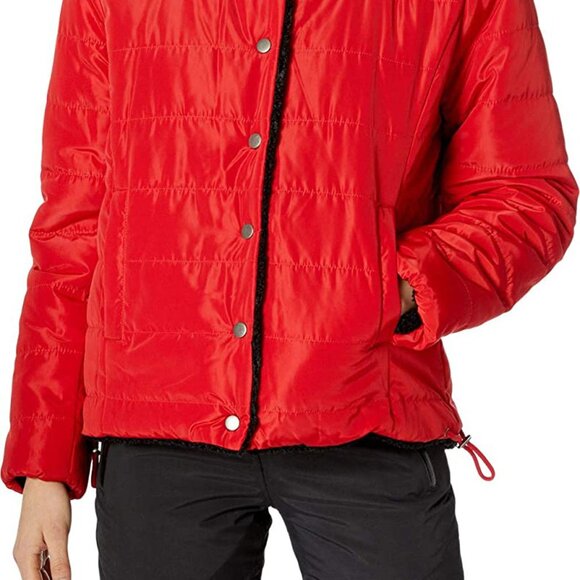 Sanctuary Womens Reversible Hooded Puffer Jacket Size Small - Picture 2 of 3